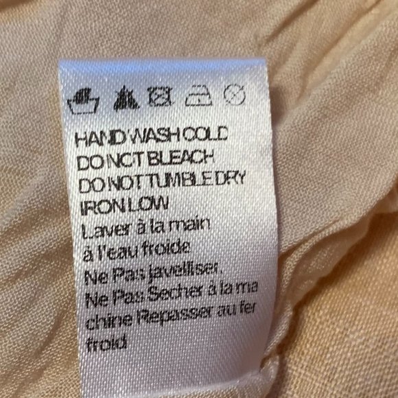 Love Sadie Pale Peach Short Sleeve Wrap Bottom Look Dress Size XL - Picture 9 of 13